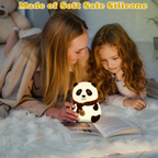 Sugarpods LED Panda Night Lamp, Touch-Activated Silicone Lamp