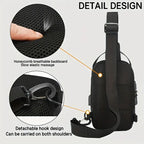 Anti Theft Backpack for Men & Women, Sling Bag CrossBody Backpack