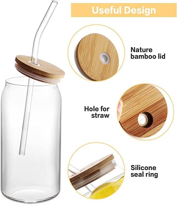 Glass Sipper Mug 540ml
