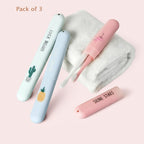 Set of 3 Printed Travel Toothbrush Case (Imported)