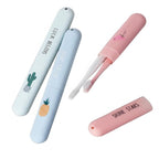 Set of 3 Printed Travel Toothbrush Case (Imported)