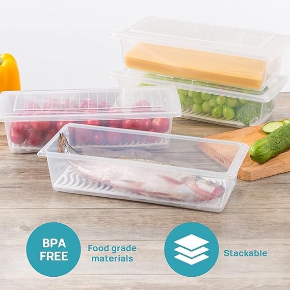 Fridge Storage Containers (Pack of 6)