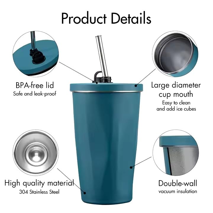 Vacuum-Insulated Tumbler Cup