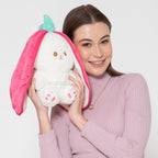 Reversible Strawberry Bunny Soft Toy