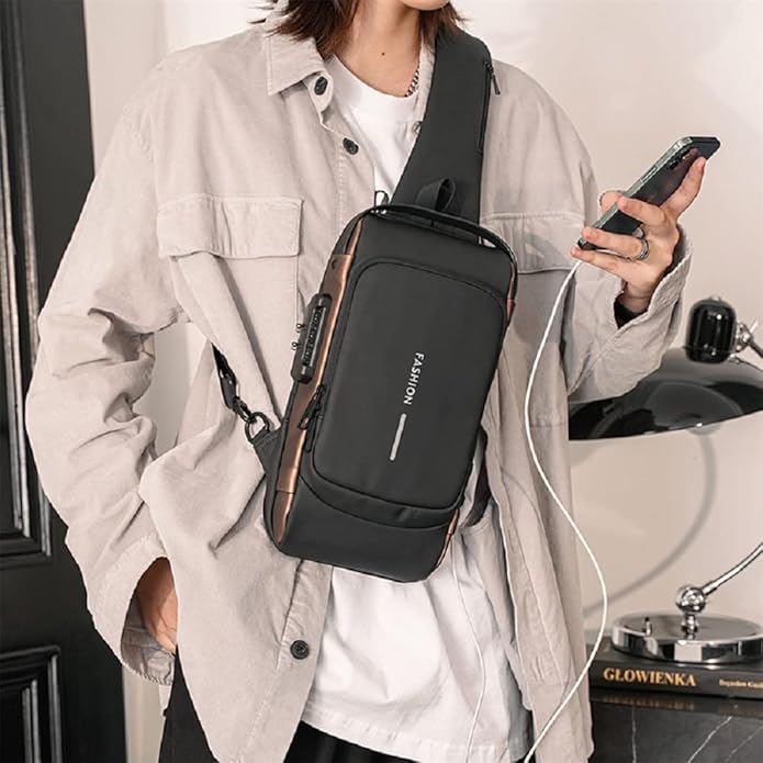 Anti Theft Backpack for Men & Women, Sling Bag CrossBody Backpack