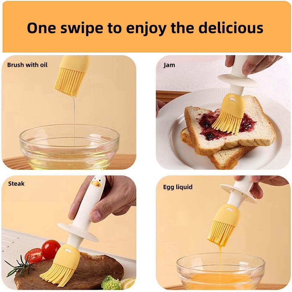 200ml Glass Olive Oil Dispenser Bottle with Silicone Brush for Cooking Vinegar Sauce BBQ Grill Frying Baking, Air Fryer
