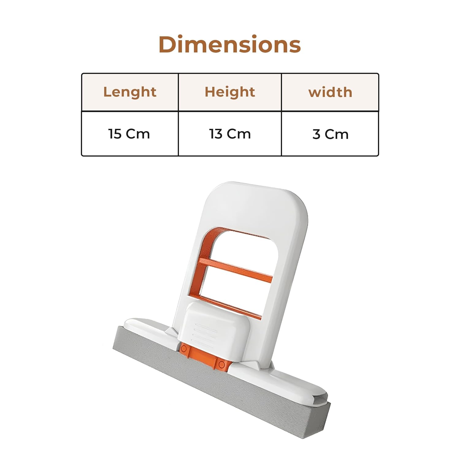 Mini Foldable Desktop Mop – Self-Squeeze PVA Sponge Head for Wet & Dry Cleaning