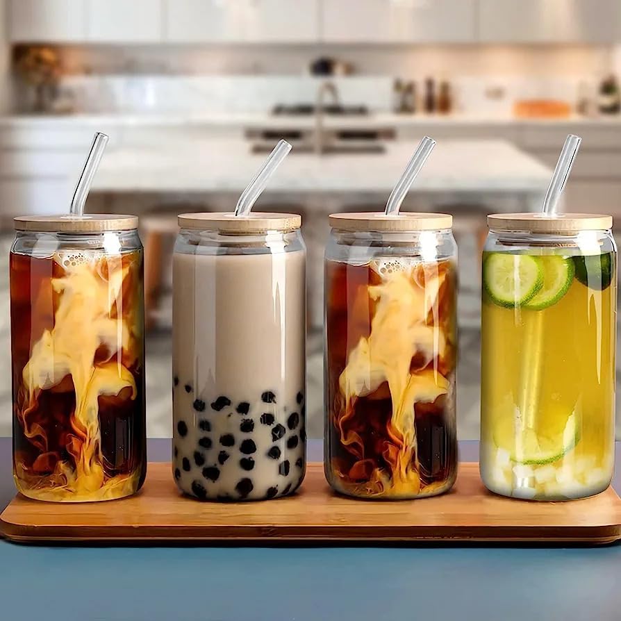 Glass Sipper Mug 540ml