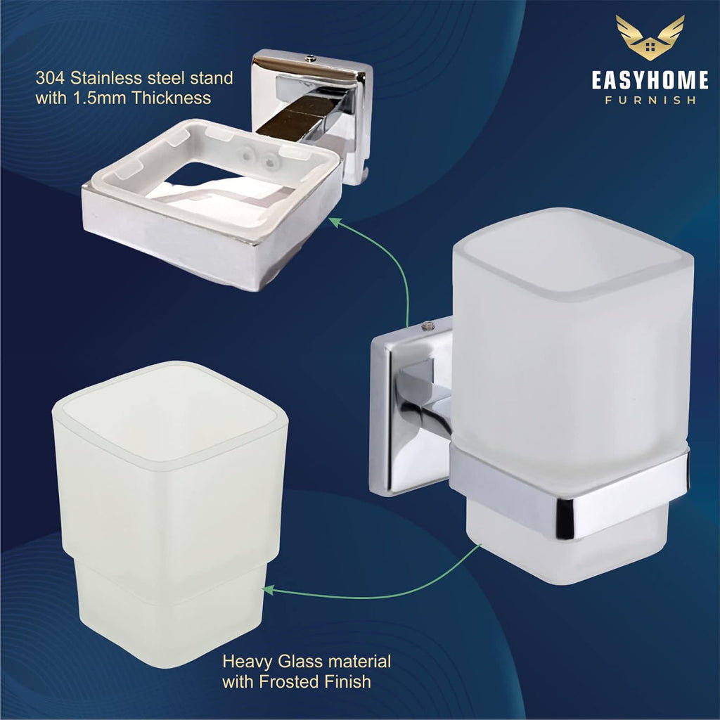 Premium 304 Stainless Steel Toothbrush Holder