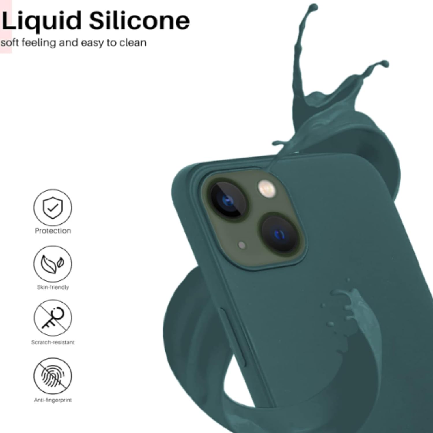 Silicone Case Compatible for iPhone