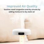 Anti-Gravity Water Drop Humidifier LED Display 800ML Droplets Ultrasonic Quiet Cool Mist Maker Fogger Desktop Humidifiers for Office Bedroom