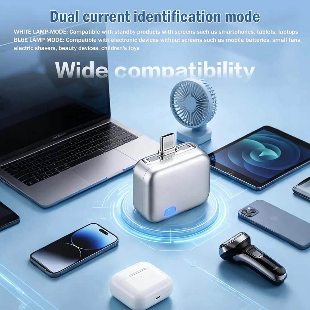 AI Auto Cut Power & Unplug on Full Charge, PD 100W Fast Charging, Applicable to Various Electronic Devices Such as for iPhone/Android/Earphones