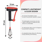 Manual Hand Blender with Steel Blades