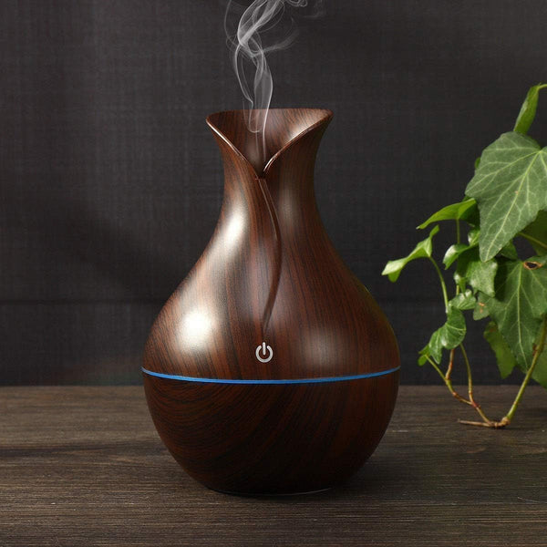 Wooden Humidifier Pot Shape Mist Air Diffuser