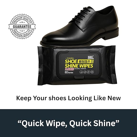 Shoe Wipes & Sneaker Wipes (80 + 80 Count) Pack of 2