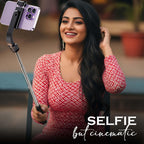 Long Selfie Stick Tripod Stand with Wireless Remote, Long Tripod Stand with 360° Rotation