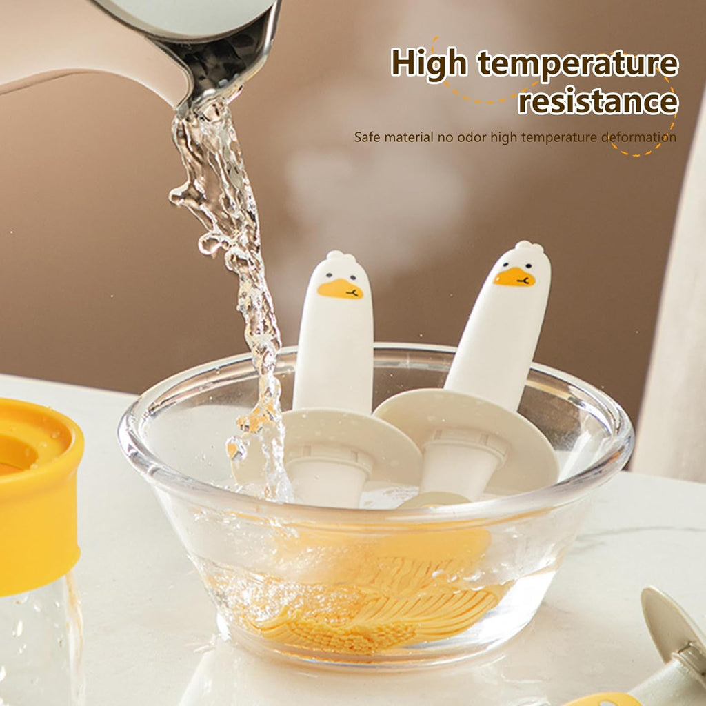 200ml Glass Olive Oil Dispenser Bottle with Silicone Brush for Cooking Vinegar Sauce BBQ Grill Frying Baking, Air Fryer