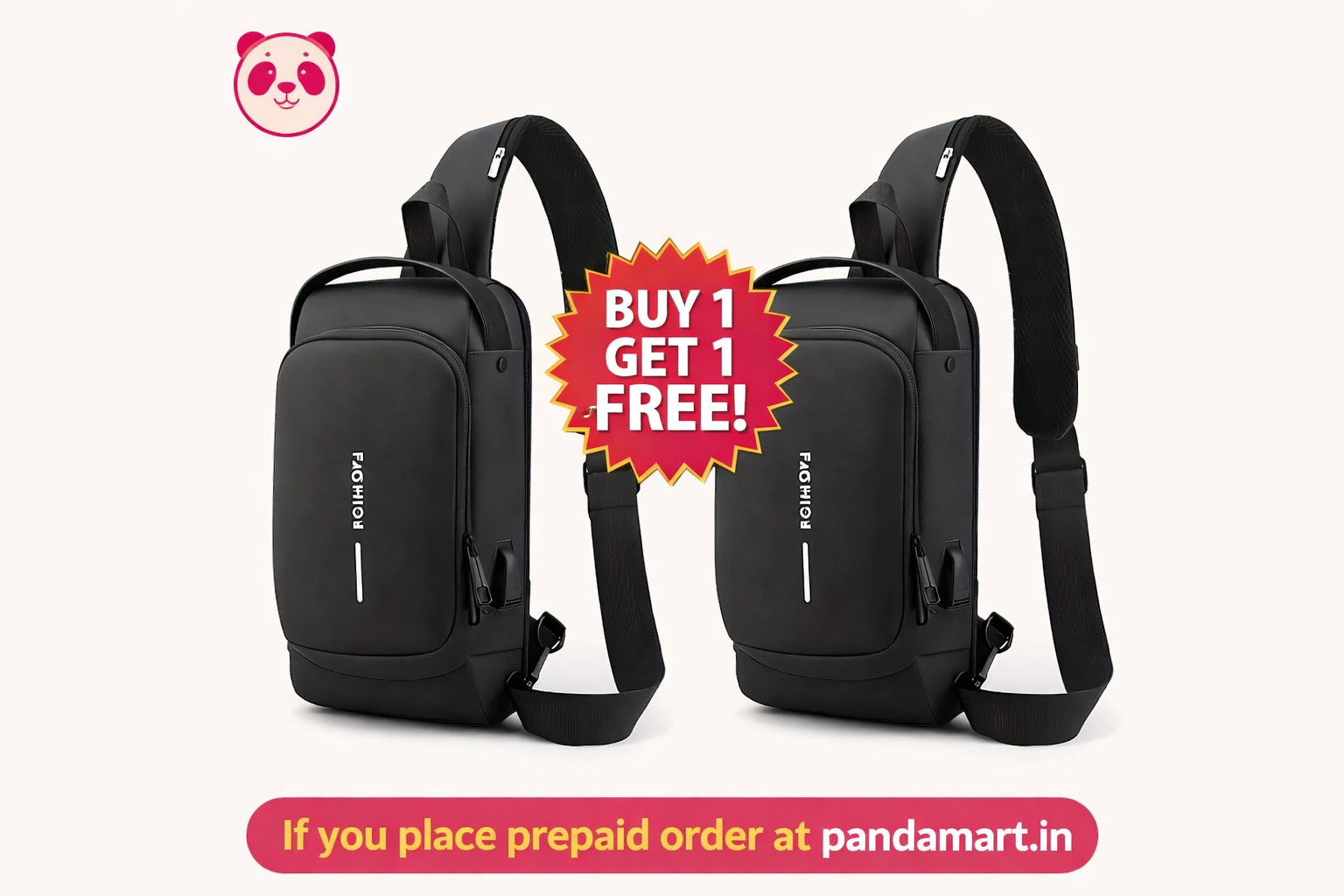 Anti Theft Backpack for Men & Women, Sling Bag CrossBody Backpack(Multicolor)