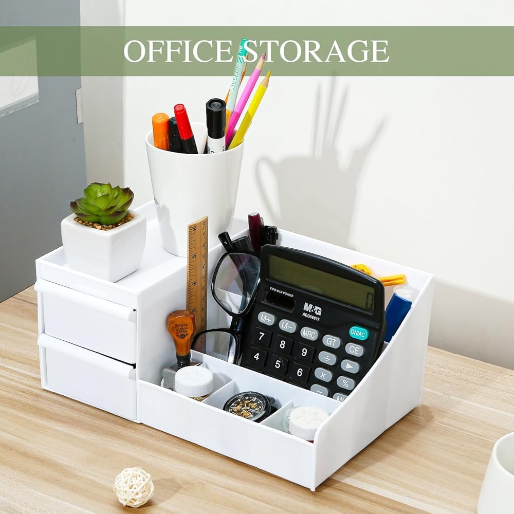 Desk Organizer with Drawer