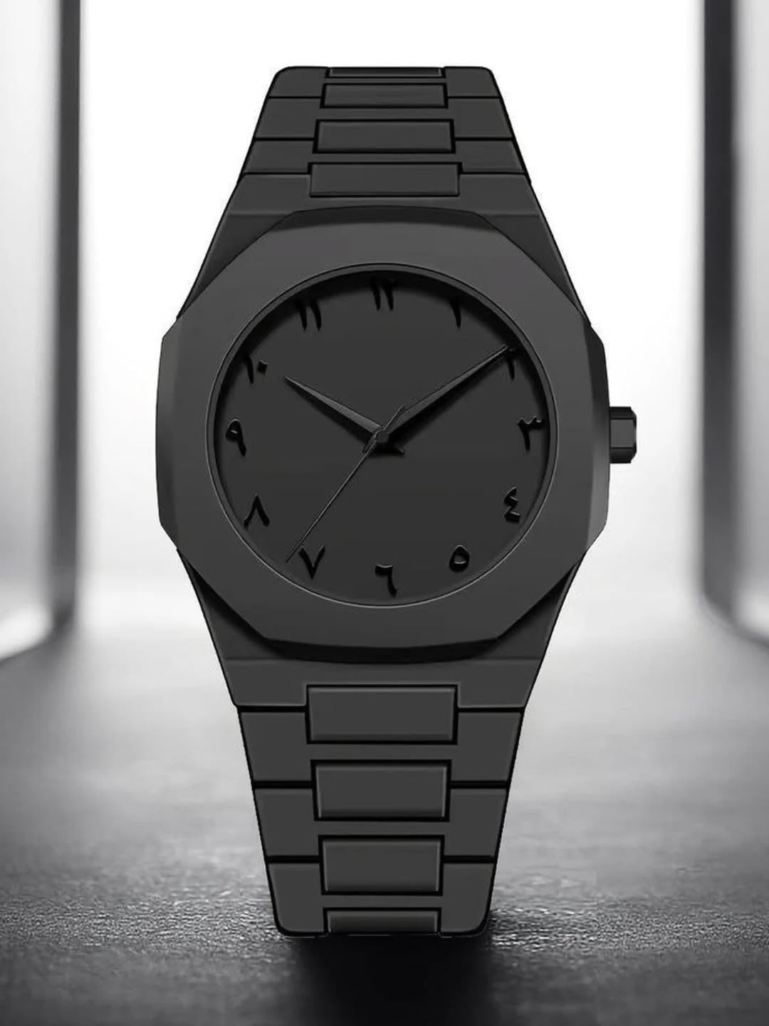 Arabic Aura Watch - Black