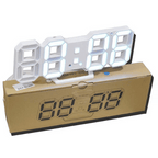 Acrylic 3D Led Digital Wall Clock For Home, Alarm Clock Table Clock Wall Hanging, Auto-Adjustable Brightness