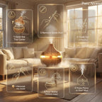 Wooden Finish Aroma Diffuser & Cool Mist Humidifier