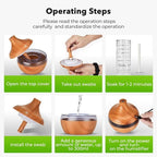 Wooden Finish Aroma Diffuser & Cool Mist Humidifier