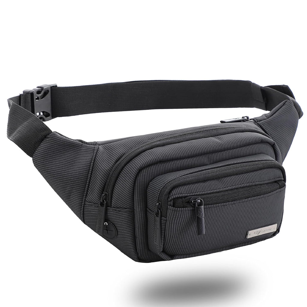 Waterproof RFID Waist Bag (Black)