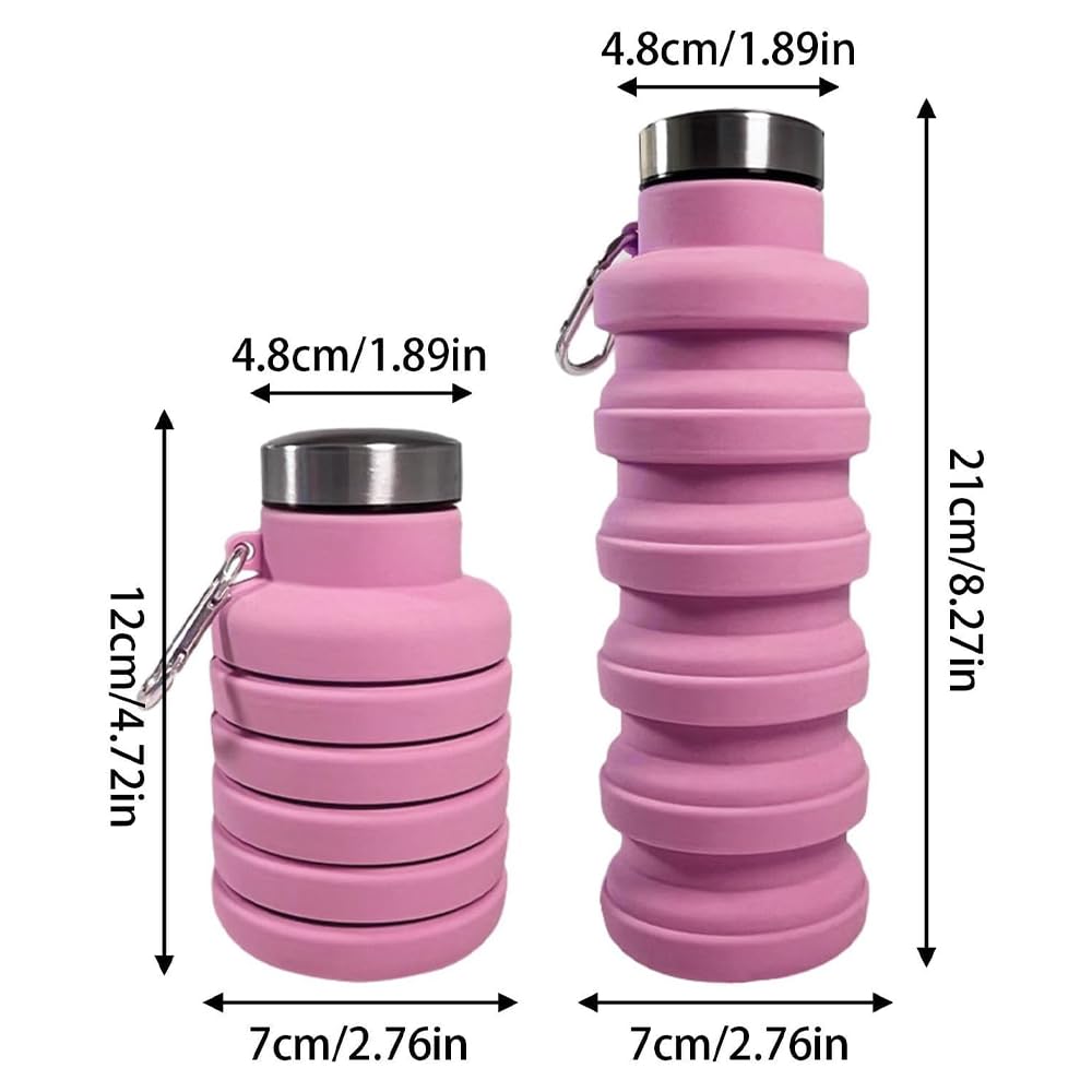 Collapsible Silicone Water Bottle