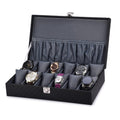 Elegant 12-Slot Watch Box Organizer