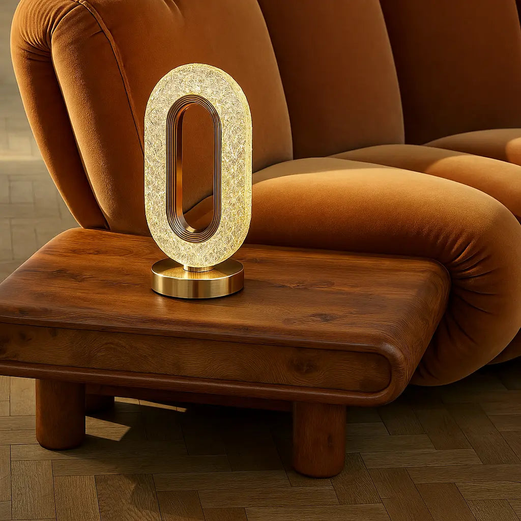 Luxurious Modern LED Table Lamp Featuring a Color-Dimmable Function