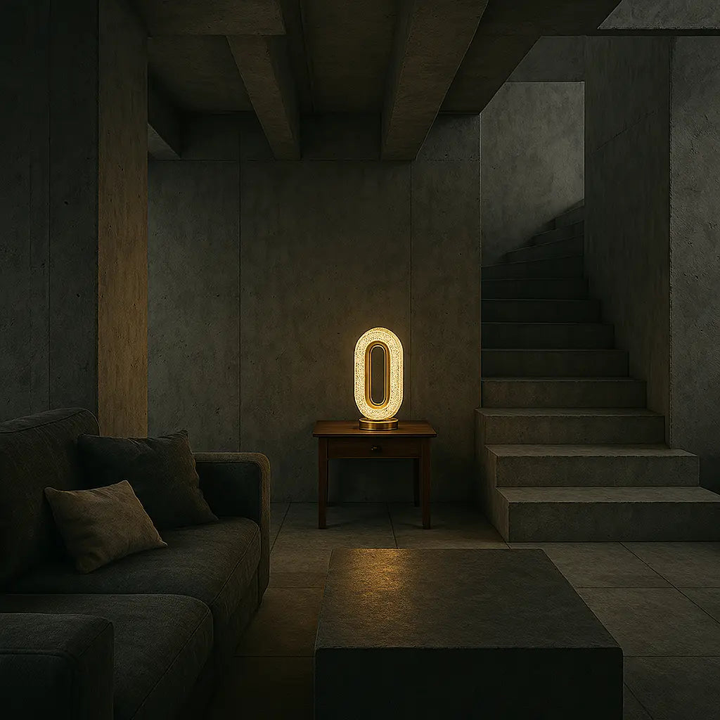 Luxurious Modern LED Table Lamp Featuring a Color-Dimmable Function