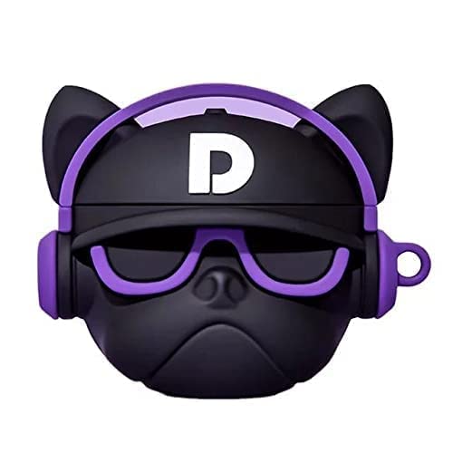 Black Dog Silicone Case for AirPods Pro 2 (2022) – with Keychain