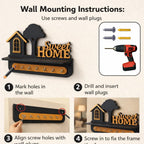 Premium 3D Wooden Key Holder