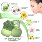 Silicone Ice Roller with Scrubber