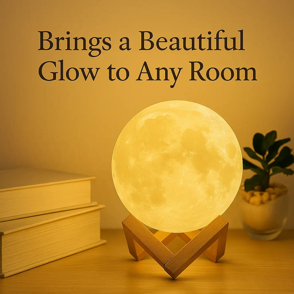 3D Moon lamp 7 Multi Colors Changing Touch Sensor