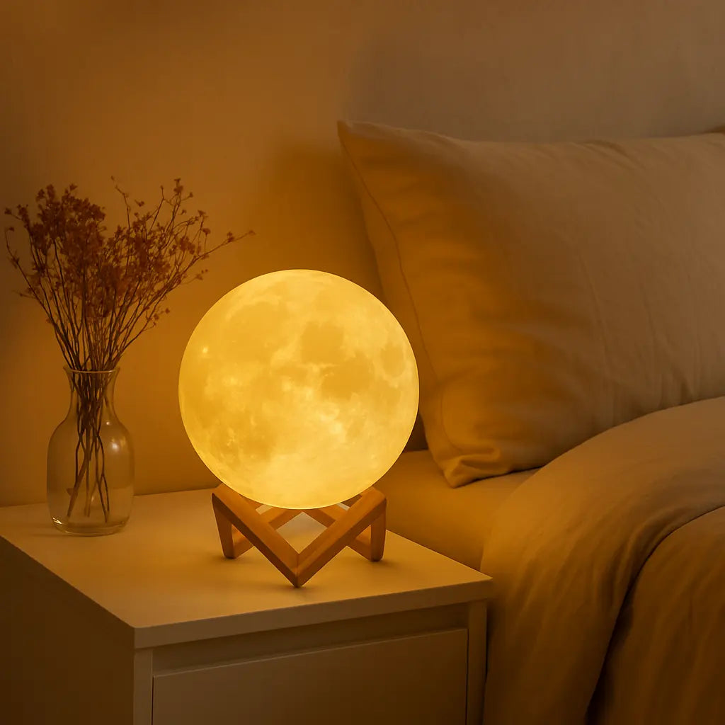 3D Moon lamp 7 Multi Colors Changing Touch Sensor