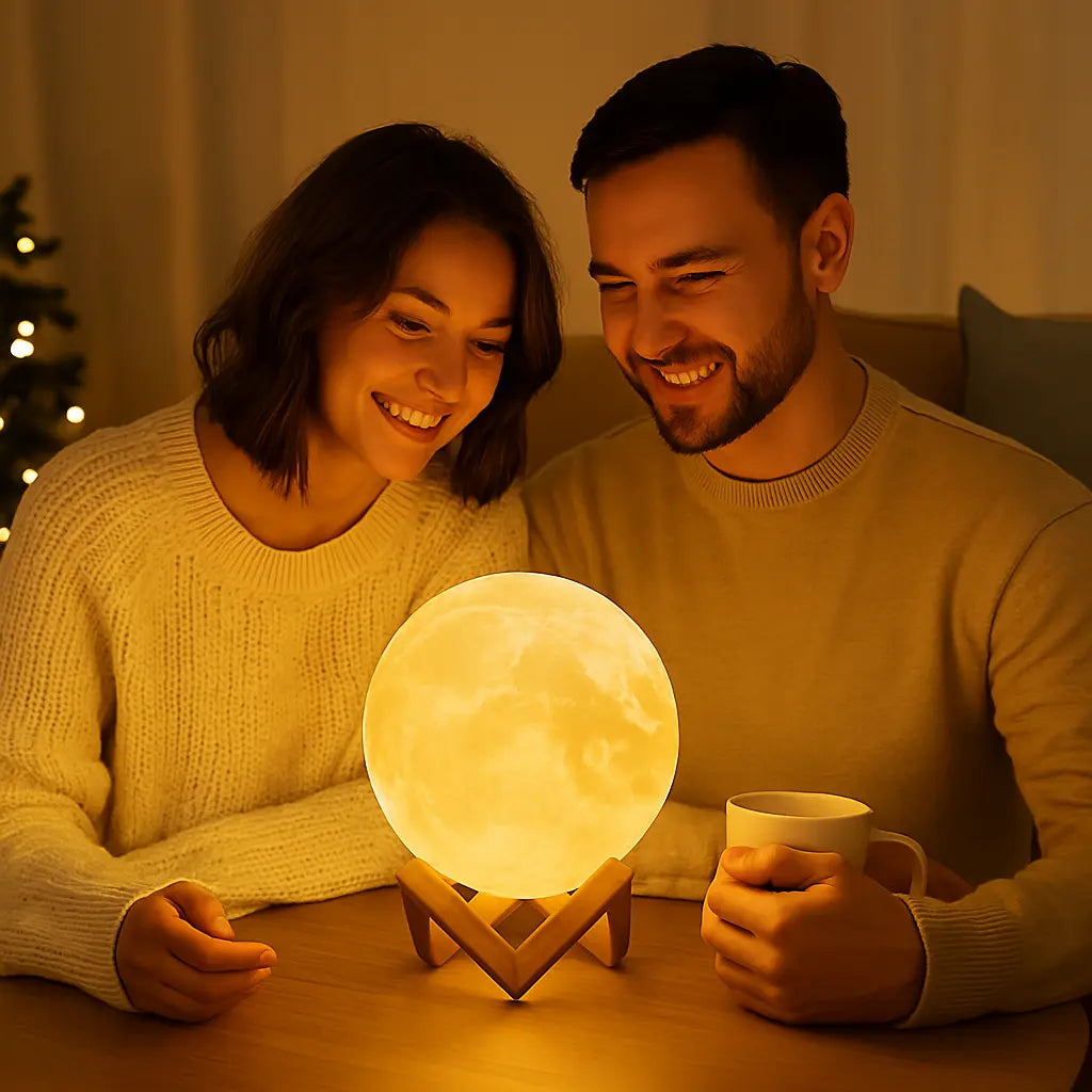 3D Moon lamp 7 Multi Colors Changing Touch Sensor