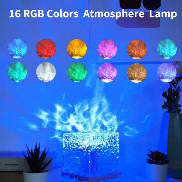 Ocean Ripple Wave Led Table Lamp, Northern Lights Lamp