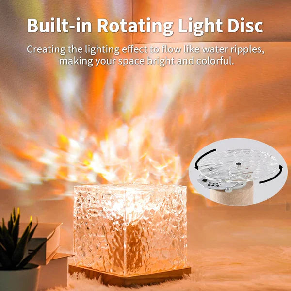 Ocean Ripple Wave Led Table Lamp, Northern Lights Lamp
