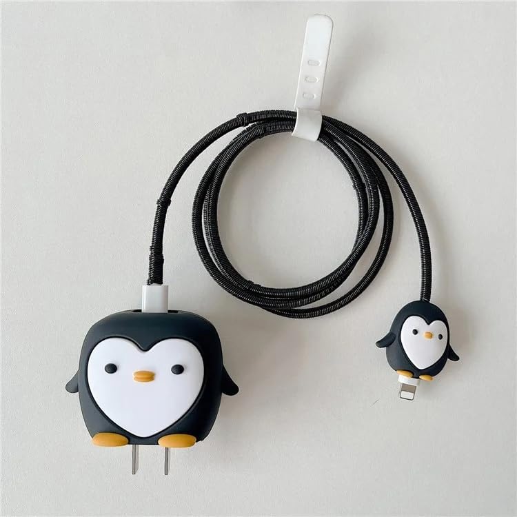 Silicone charger Case with Wire Saver – Penguin