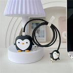 Silicone charger Case with Wire Saver – Penguin