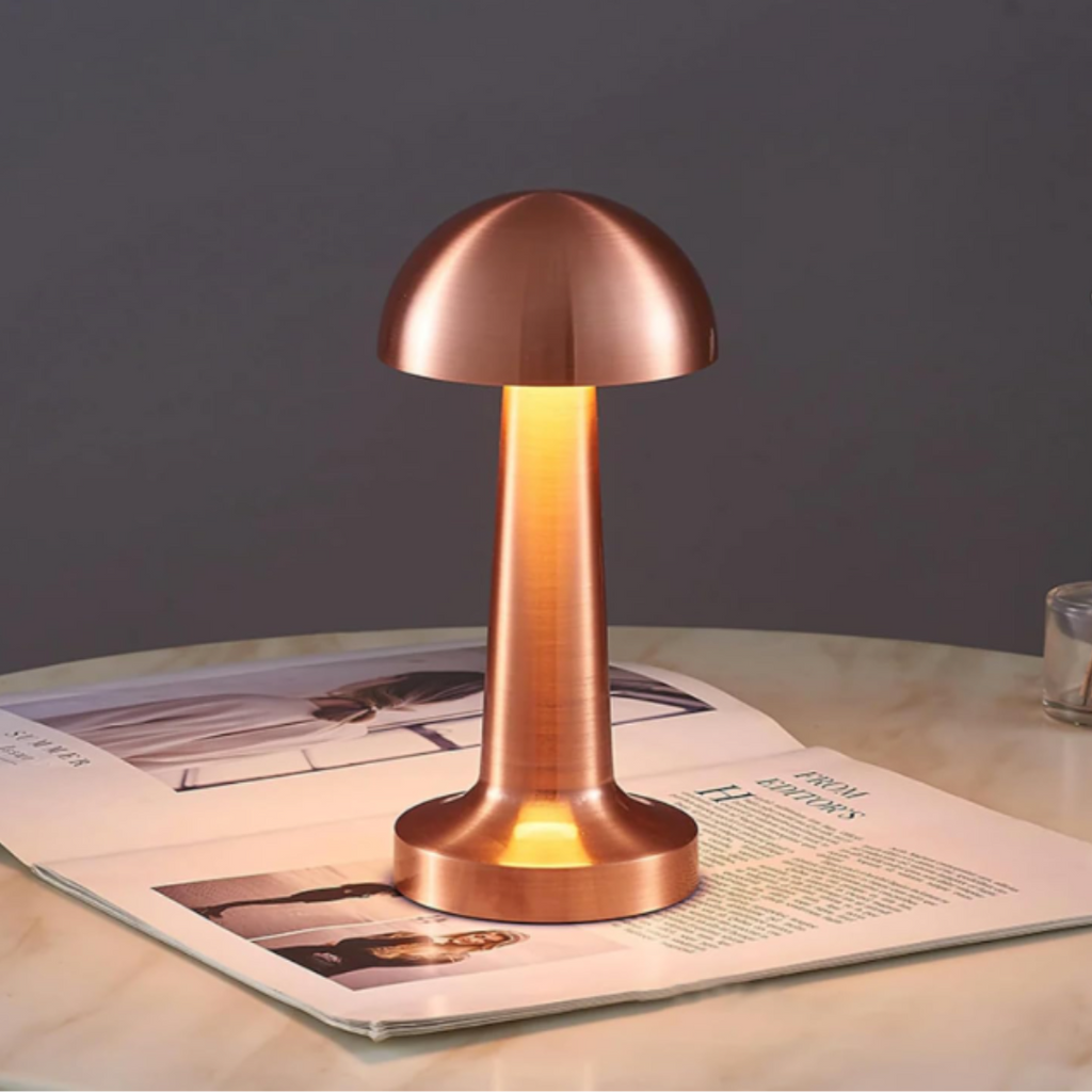 Wireless Table Lamp, Battery-Powered Rechargeable Light