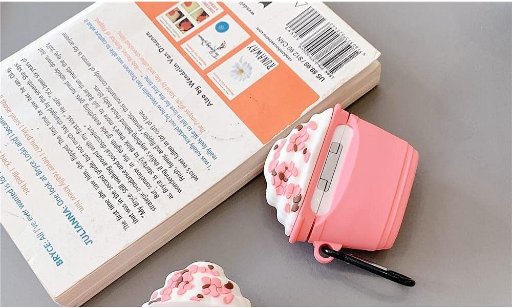 Pink Coffee Cup Silicone Case for AirPods Pro 2 – with Keychain